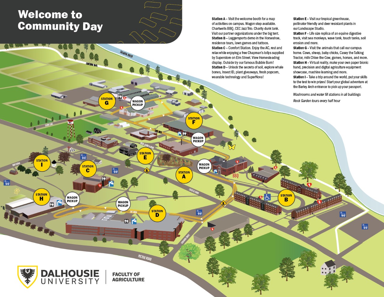 Campus maps for community day